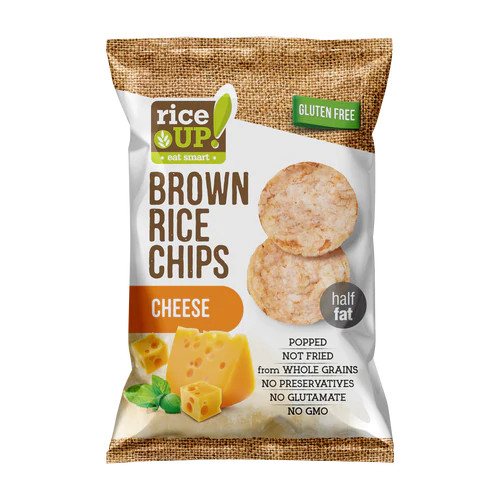 Rice Up sajtos rizs chips 60 g