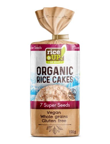 Rice Up barna Bio rizs szelet 7 szupermaggal 120 g