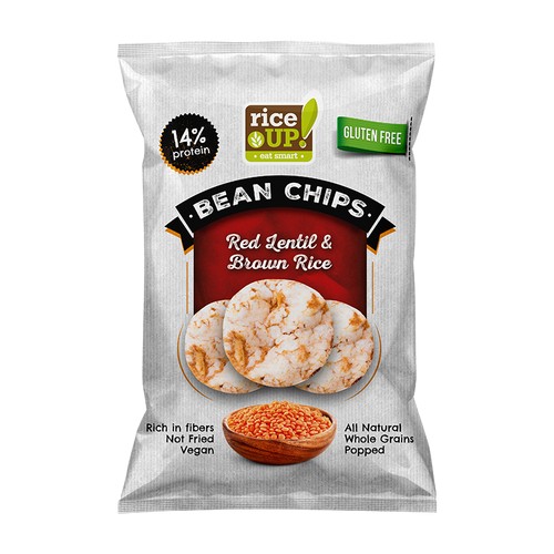 Rice Up Proteines Chips vöröslencsével 60 g