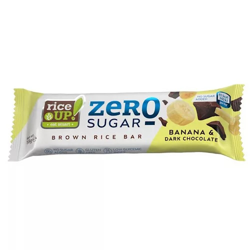 Rice Up Zero rizsszelet banános étcsokoládéval hozzáadott cukor nélkül 18 g