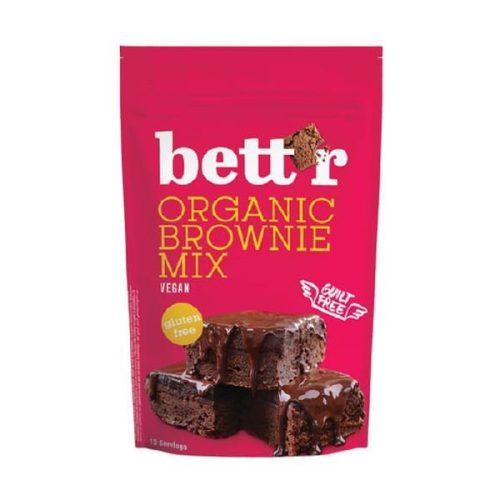 Bett'r Bio, vegán, gluténmentes brownie alappor 400 g