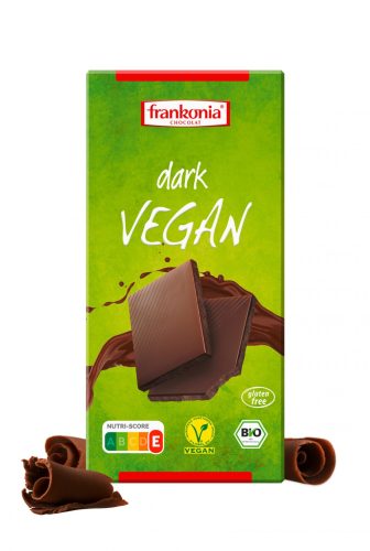 Frankonia Bio, vegán, gluténmentes étcsokoládé 100 g