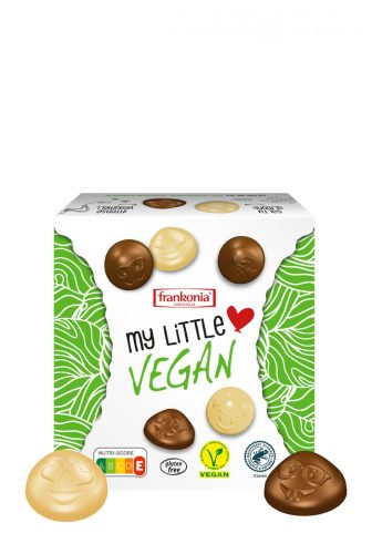 Frankonia vegán, gluténmentes My Little Vegan csokoládé darabok 120 g