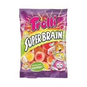Trolli gluténmentes Szuper agy savanyú gumicukor 100 g