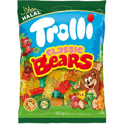 Trolli gluténmentes Happy Bears Day gumicukor 100 g