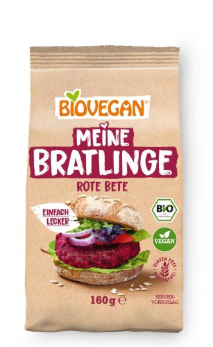 BioVegan Bio, vegán, gluténmentes cékla pogácsa mix 160 g