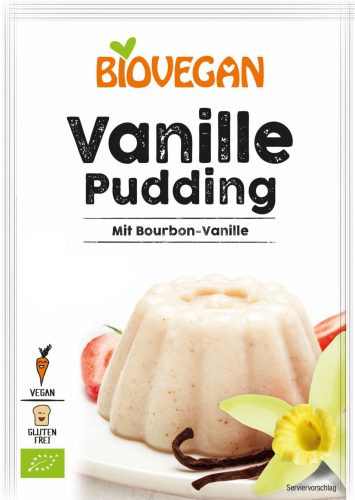BioVegan Bio, vegán, gluténmentes vaníliás puding 33 g