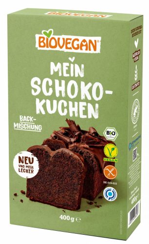 BioVegan Bio, vegán, gluténmentes csokoládé sütemény lisztkeverék 400 g