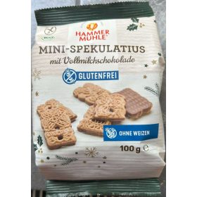   Hammermühle Bio, gluténmentes mini spekulatius tejcsokoládéval 100 g