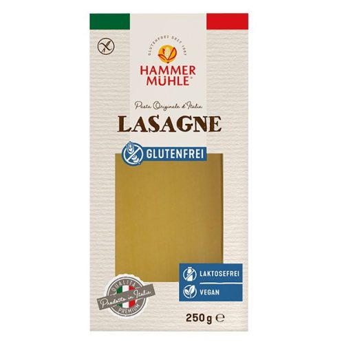 Hammermühle vegán, gluténmentes lasagne tészta 250 g
