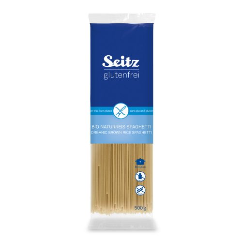 Seitz Bio, vegán, gluténmentes rizs spaghetti tészta 500 g