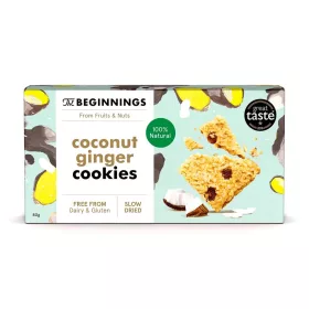 The Beginnings kókuszos-gyömbéres keksz 80g 