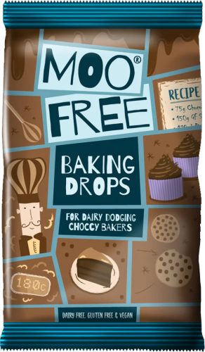 Moo Free vegán, gluténmentes sütőcsokoládé pasztilla 100 g