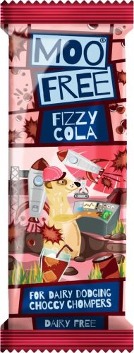 Moo Free vegán, gluténmentes Mini Moo Fizzy cola szelet 20 g