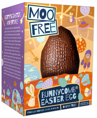 Moo Free vegán, gluténmentes húsvéti törökmézes csokoládé tojás 85 g