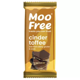   Moo Free Tejmentes Csokoládé tábla karamellás darabokkal 80g