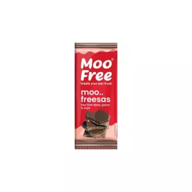   Moo Free Moofreesas Tejmentes Csokoládé tábla Rizses-keksz darabokkal 80g 