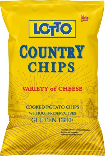 Lotto gluténmentes Country Chips sajtválogatással 150 g