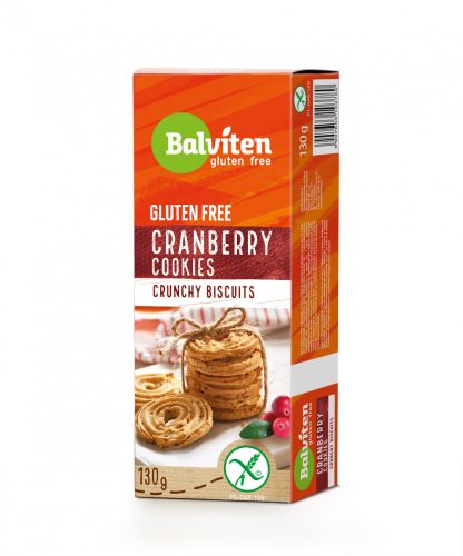 Balviten gluténmentes áfonyás teasütemény 130 g