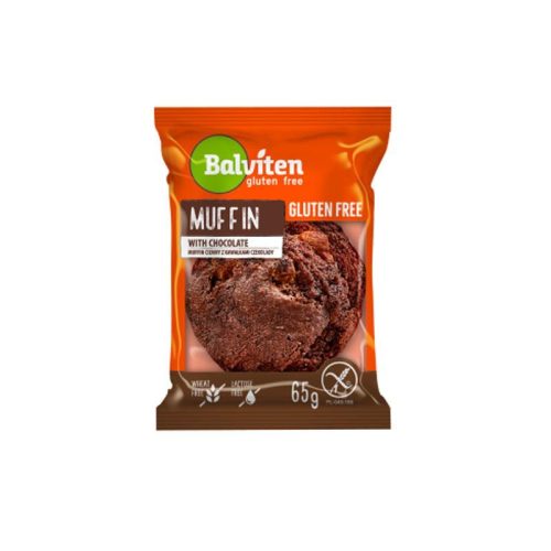 Balviten gluténmentes muffin csokis csokoládé darabokkal 65 g