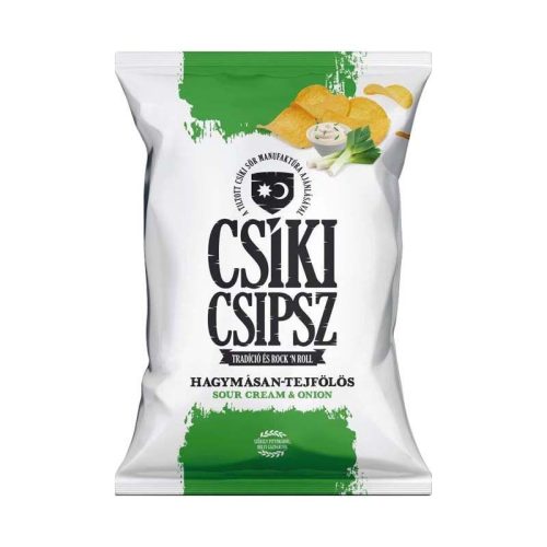 Csíki Csipsz gluténmentes csipsz - hagymásan tejfölös 100 g