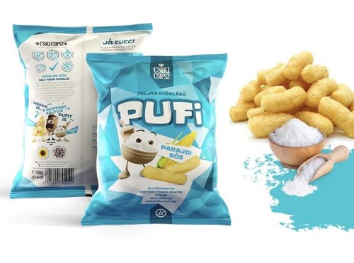 Csíki Csipsz vegán, gluténmentes, teljes kiőrlésű parajdi sós extrudált kukoricapehely 100 g