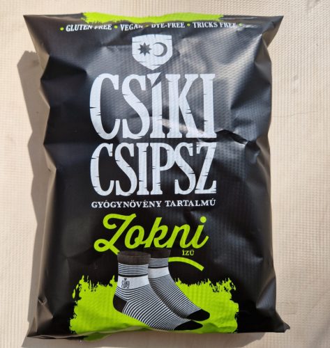 Csiki Csipsz vegán, gluténmentes gyógynövény tartalmú Zokni csipsz  60 g