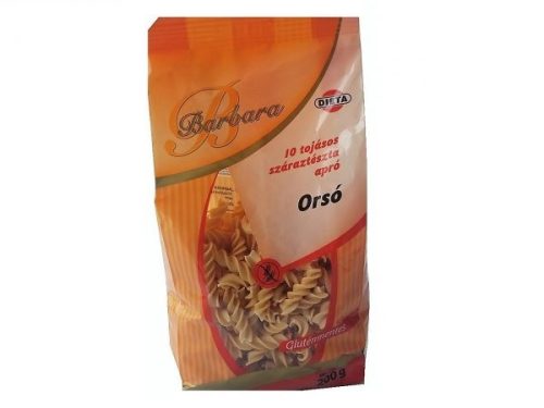 Barbara gluténmentes orsó tészta 200 g