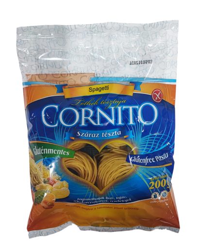 Cornito gluténmentes száraztészta Spagetti 200 g
