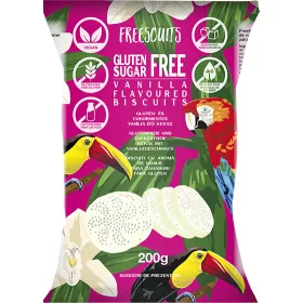   FreeScuits gluténmentes vaníliás keksz édesítőszerrel 200 g