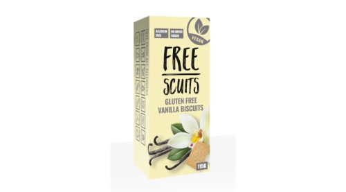 FreeScuits  gluténmentes vaníliás keksz édesítőszerrel 115 g