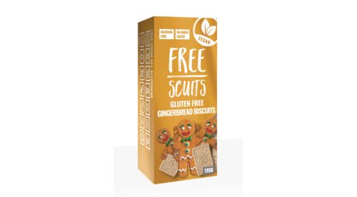 FreeScuits  gluténmentes mézeskalács keksz édesítőszerrel 115 g