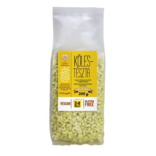 Eden Premium vegán, gluténmentes Kölestészta Kiskagyló 200g