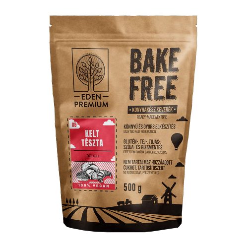 Eden Premium Bake-Free vegán, gluténmentes Kelt tészta lisztkeverék 500 g