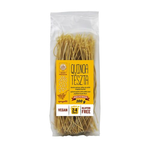 Eden Premium  vegán,  gluténmentes Quinoatészta spagetti 200g