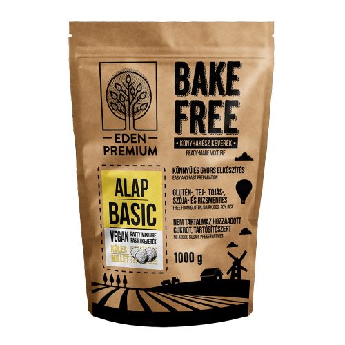 Eden Premium Bake-Free Vegán, Gluténmentes Alap fasírtkeverék köleses 1000g