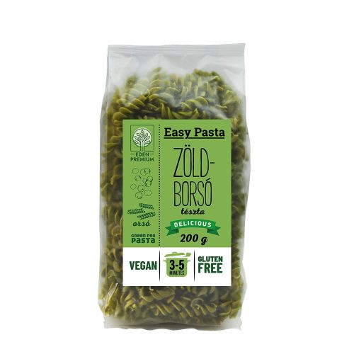 Eden Premium Easy Pasta vegán, gluténmentes Zöldborsó tészta orsó 200g