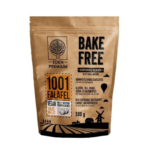 Eden Premium Bake-Free Vegán, Gluténmentes 1001 Falafel fasírt keverék köleses 500g