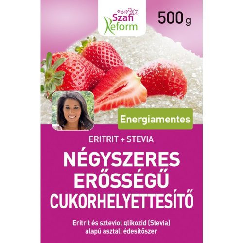 Szafi Reform paleo négyszeres erősségű cukorhelyettesítő eritrit+stevia 500 g