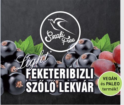 Szafi Free Feketeribizli-szőlő lekvár 350 g