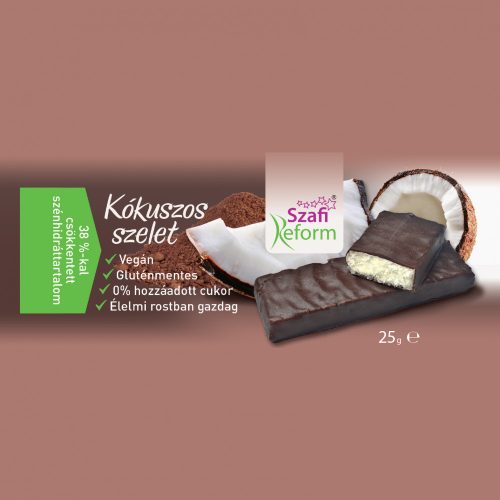 Szafi Reform Kókuszos csokiszelet 25 g