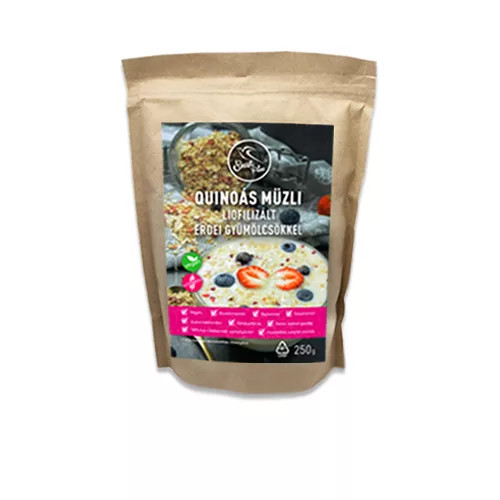 Szafi Free quinoás müzli liofilizált erdei gyümölcsökkel 250 g