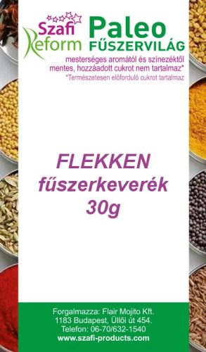 Szafi Reform Paleo, gluténmentes flekken fűszerkeverék 30 g