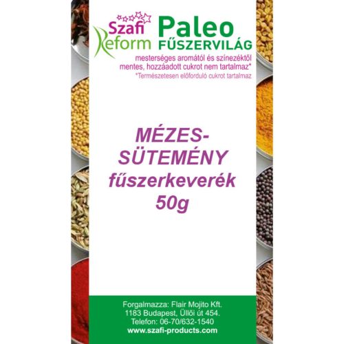 Szafi Reform Paleo, gluténmentes mézessütemény fűszerkeverék 50 g