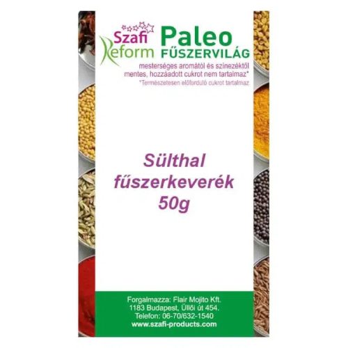 Szafi Reform Paleo, gluténmentes sülthal fűszerkeverék 50 g