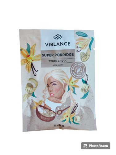 Viblance vegán, gluténmentes White Choco zabkása szuperkása 60 g