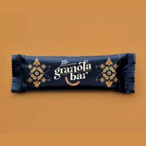 Viblance vegán, gluténmentes Peanut Caramela Protein granola szelet 50 g