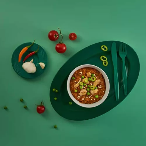 POLCZ zöldborsós csirke rizzsel 350 g