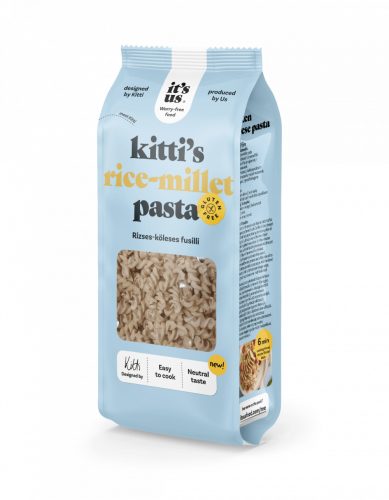 It's Us Kitti's gluténmentes rizses-köleses fusilli tészta 200 g