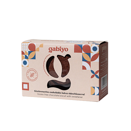 Gabijo gluténmentes csokoládés keksz édesítőszerrel 100 g